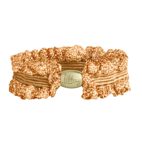 Libling Original Shimmer Hårelastik Peach - GULD